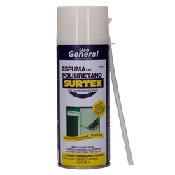 Mostrar detalles de ESPUMA DE POLIURETANO USO GENERAL 300 ML SURTEK Imagen de ESPUMA DE POLIURETANO USO GENERAL 300 ML SURTEK