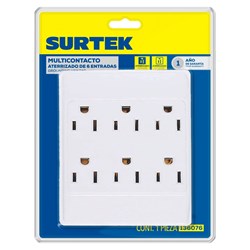 Mostrar detalles de MULTICONTACTO ATERRIZADO 6 ENTRADAS Imagen de MULTICONTACTO ATERRIZADO 6 ENTRADAS