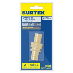 Mostrar detalles de JUEGO DE CONECTOR DE BRONCE MACHO-HEMBRA 5/8" Imagen de JUEGO DE CONECTOR DE BRONCE MACHO-HEMBRA 5/8"