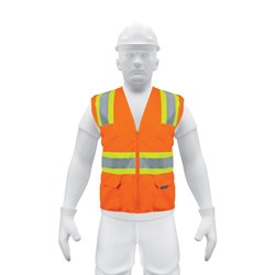 Mostrar detalles de CHALECO DE SEGURIDAD NARANJA MAXIMA VISIBILIDAD Y 6 BOLSAS TRUPER Imagen de CHALECO DE SEGURIDAD NARANJA MAXIMA VISIBILIDAD Y 6 BOLSAS TRUPER