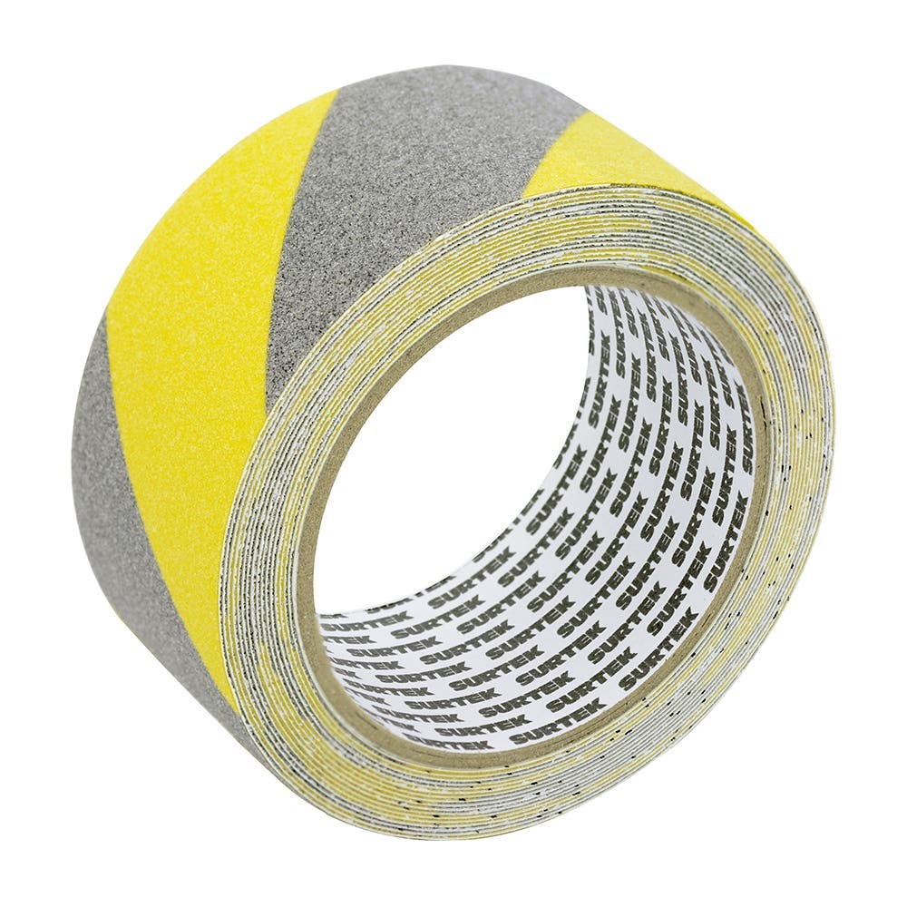 Imagen de CINTA ANTIDERRAPANTE AMARILLO CON NEGRO SURTEK