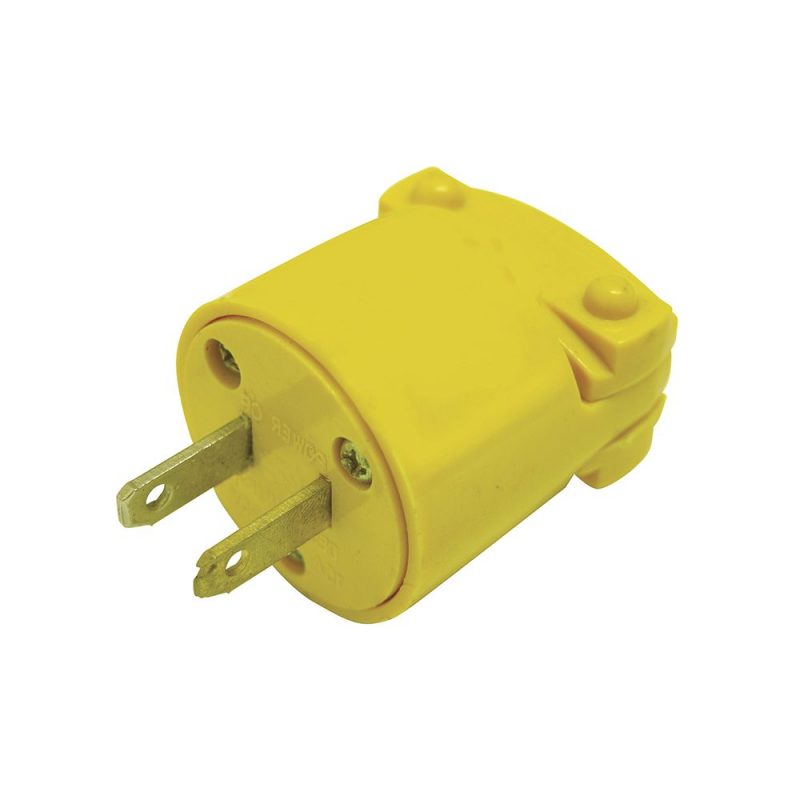 Imagen de CLAVIJA BLINDADA CON ABRAZADERA PLASTICA ATERRIZADA 15 AMP 127 VOLTS SURTEK