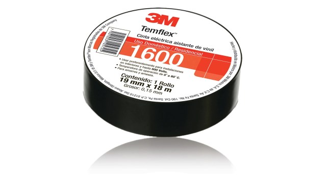 Imagen de TAPE ELECTRICO NEGRO TEMFLEX 3M 19 X 18MTS