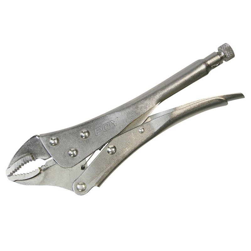 Imagen de PINZA DE PRESION QUIJADA CURVA10" COD. 142029