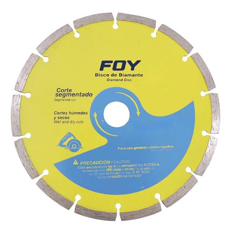 Imagen de DISCO DE DIAMANTE CORTE SEGMENTADO 4 1/2" COD. 143511