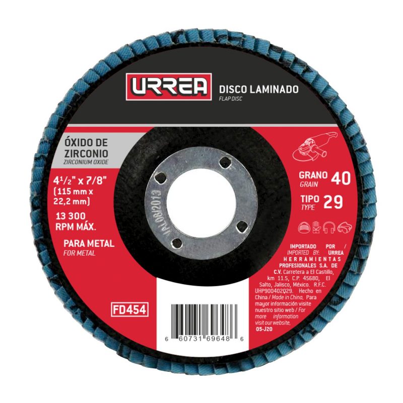 Imagen de DISCO LAMINADO 4-1/2" GRANO 60