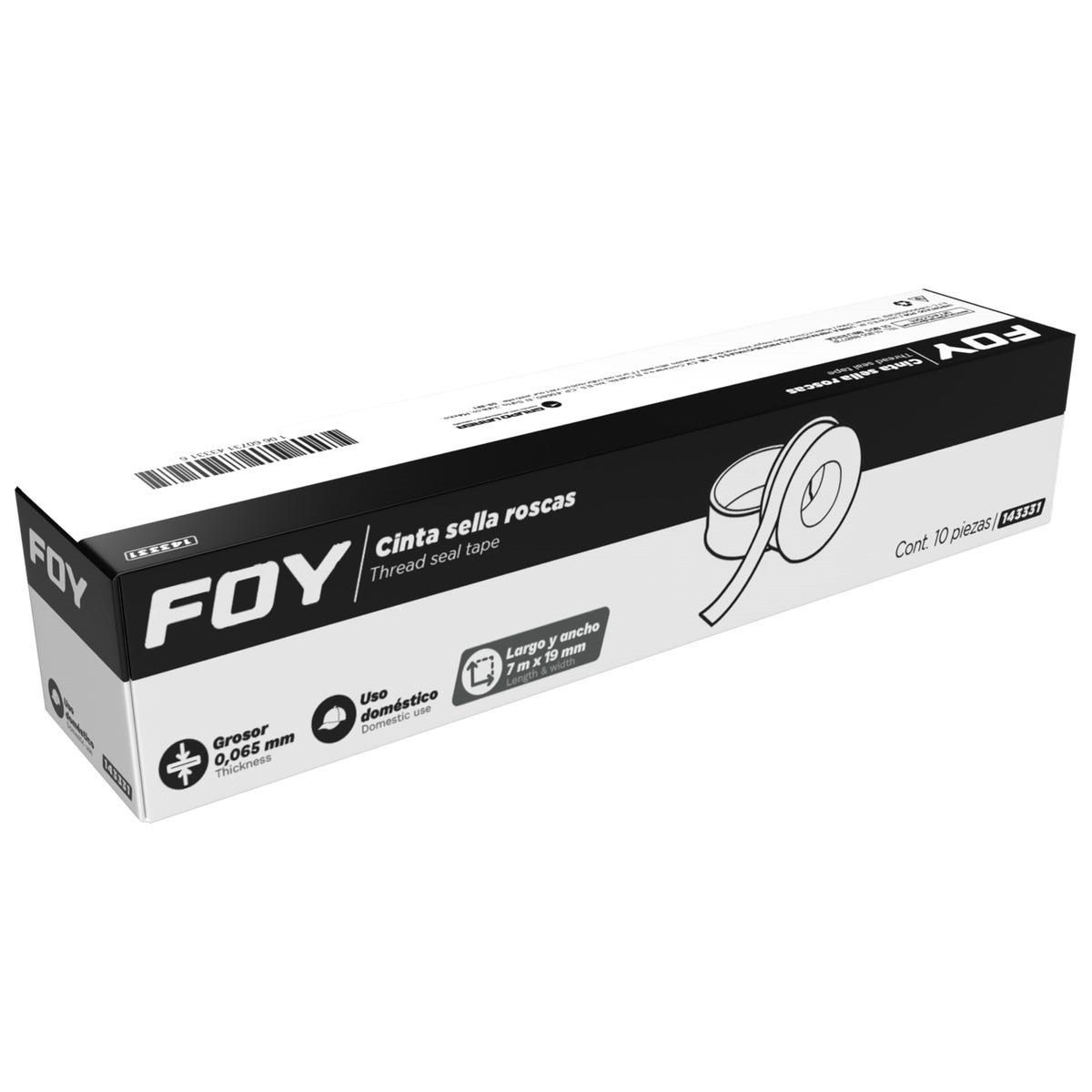 Imagen de TEFLON 3/4" X 7 MTS FOY