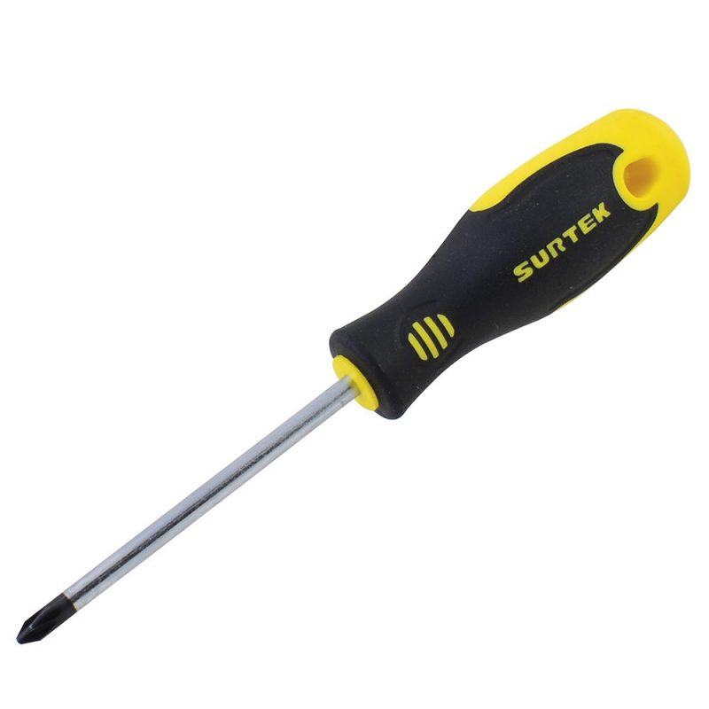 Imagen de DESARMADOR BIMATERIAL PHILLIPS#1 3/16" X 4" SURTEK