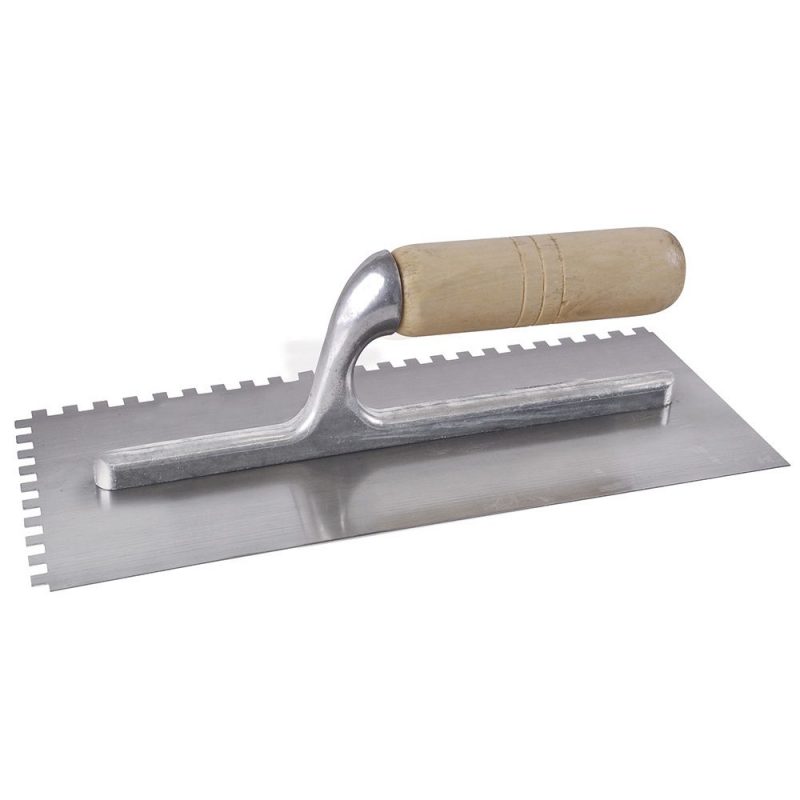 Imagen de LLANA PROFESIONAL CON MANGO DE MADERA 11" X 5" 10 REMACHES CUADRADA SURTEK