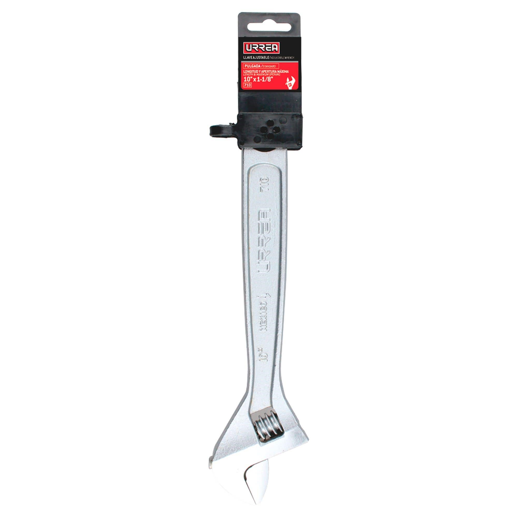 Imagen de LLAVE AJUSTABLE 10" CROMADA URREA 