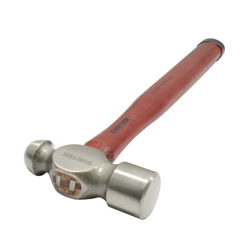 Imagen de MARTILLO DE BOLA PULIDO CON MANGO DE MADERA 13" DE 12 OZ HICKORY SURTEK