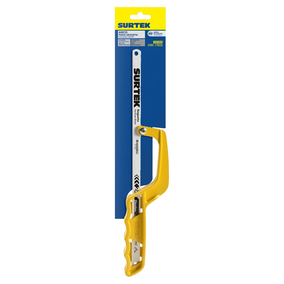 Imagen de MINI ARCO DE SEGUETA ERGONOMICO DE ALUMINIO 12" SURTEK