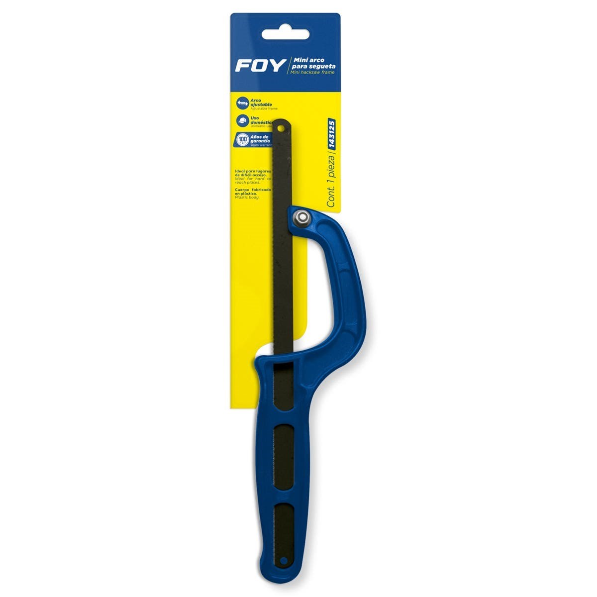 Imagen de MINI ARCO DE SEGUETA PLASTICO 12" FOY