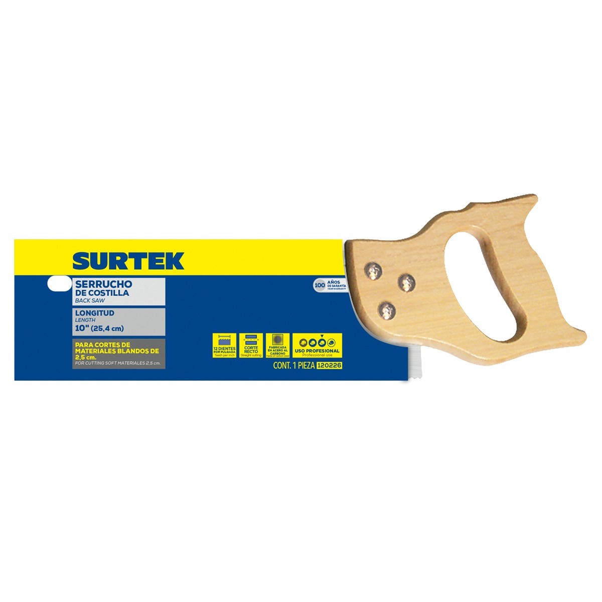 Imagen de SERRUCHO DE COSTILLA 10" SURTEK