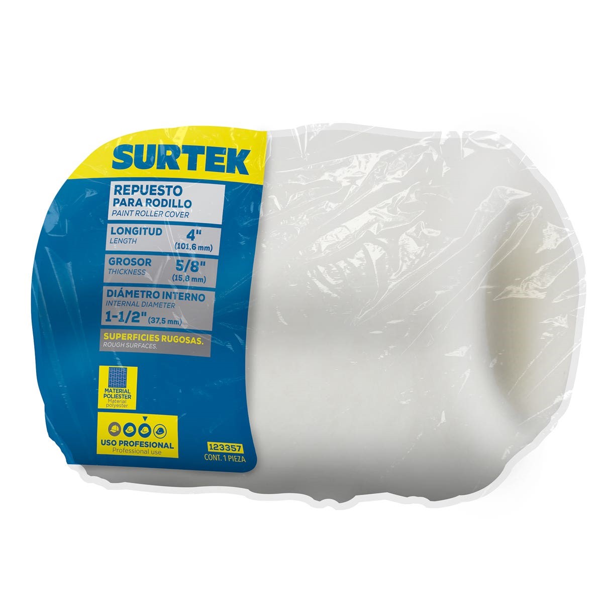 Imagen de REPUESTO DE RODILLO 4" X 3/4" SURTEK