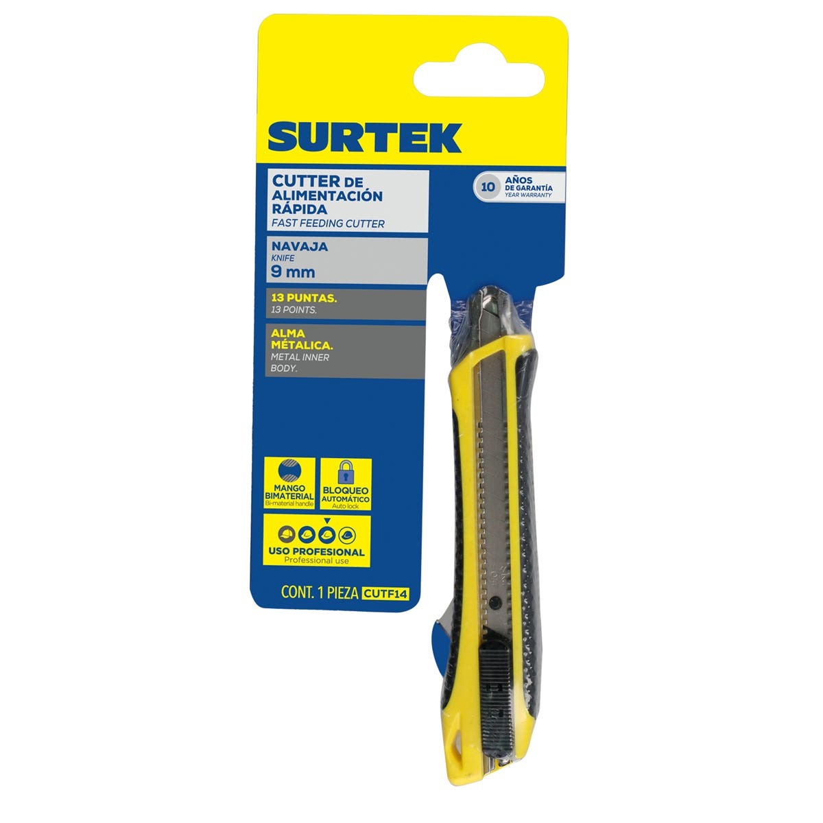 Imagen de CUTTER DE 13 PUNTAS ALIMENTACION RAPIDA SURTEK