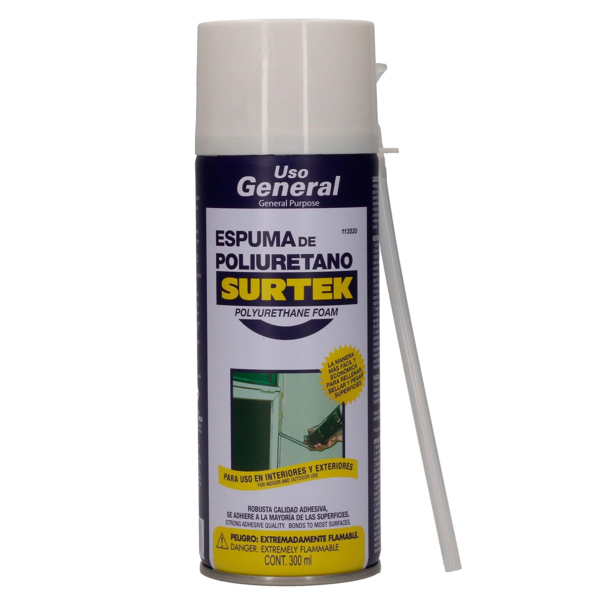 Imagen de ESPUMA DE POLIURETANO USO GENERAL 300 ML SURTEK