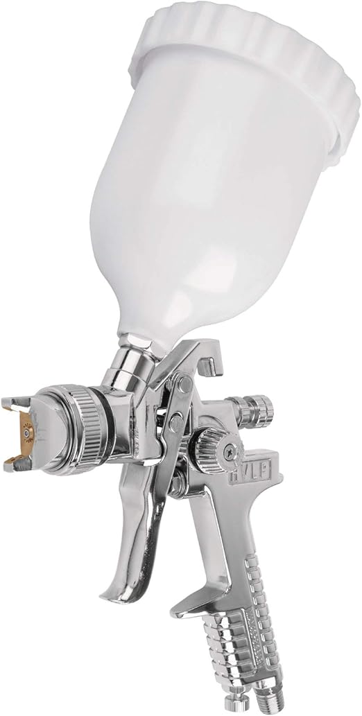Imagen de PISTOLA PARA PINTAR DE GRAVEDAD CON ALTO VOLUMEN DE AIRE Y BAJA PRESION CON VASO DE PLASTICO DE 1.7 MM TRUPER