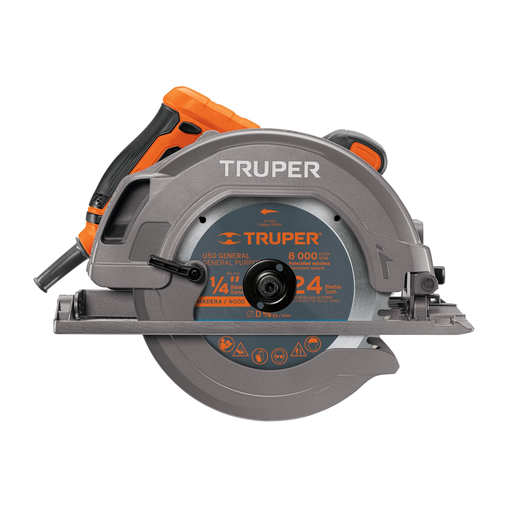 Imagen de SIERRA CIRCULAR DE 7-1/4" DE 1750 WATTS PRO TRUPER