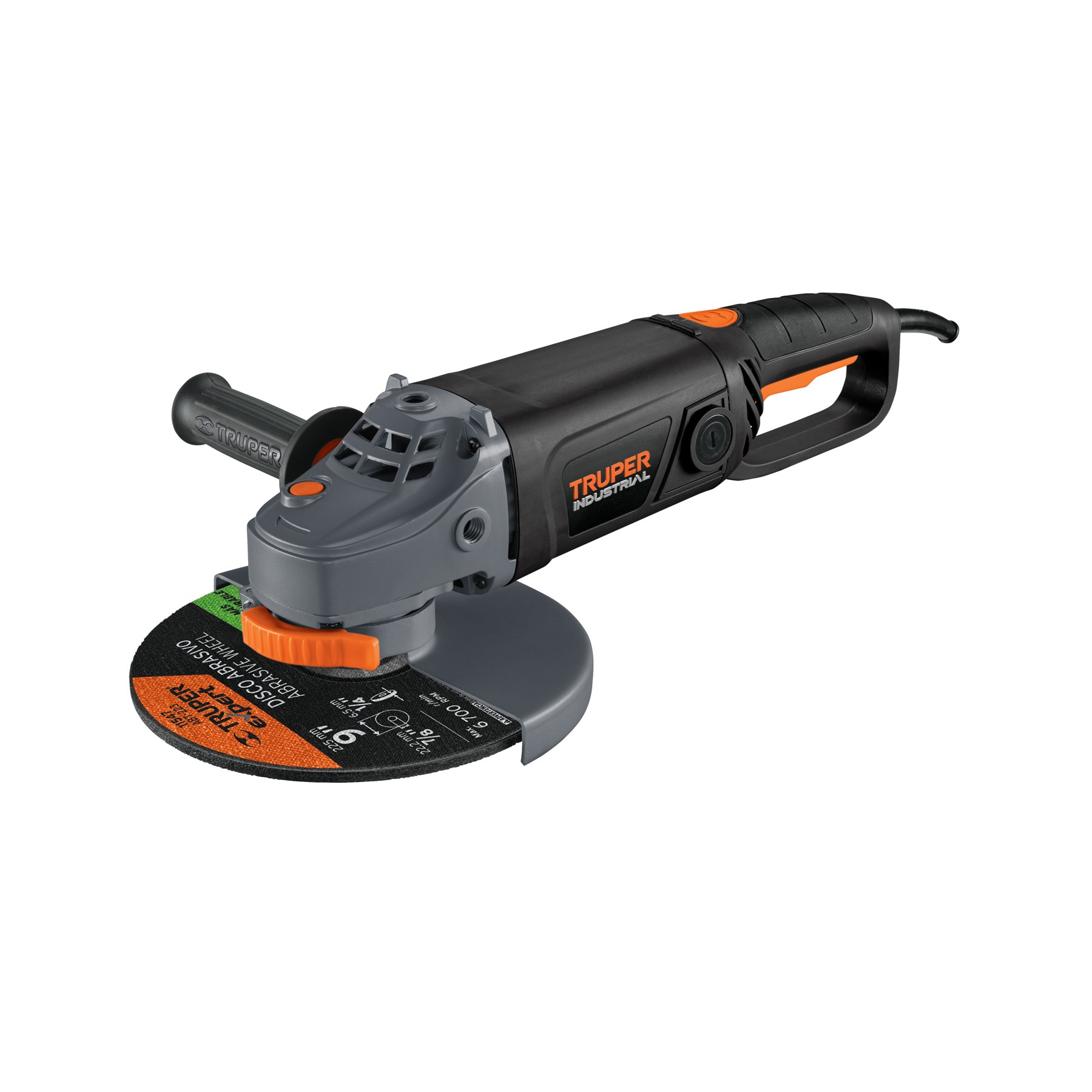 Imagen de ESMERILADORA ANGULAR DE 9" DE 2,100 WATTS INDUSTRIAL TRUPER
