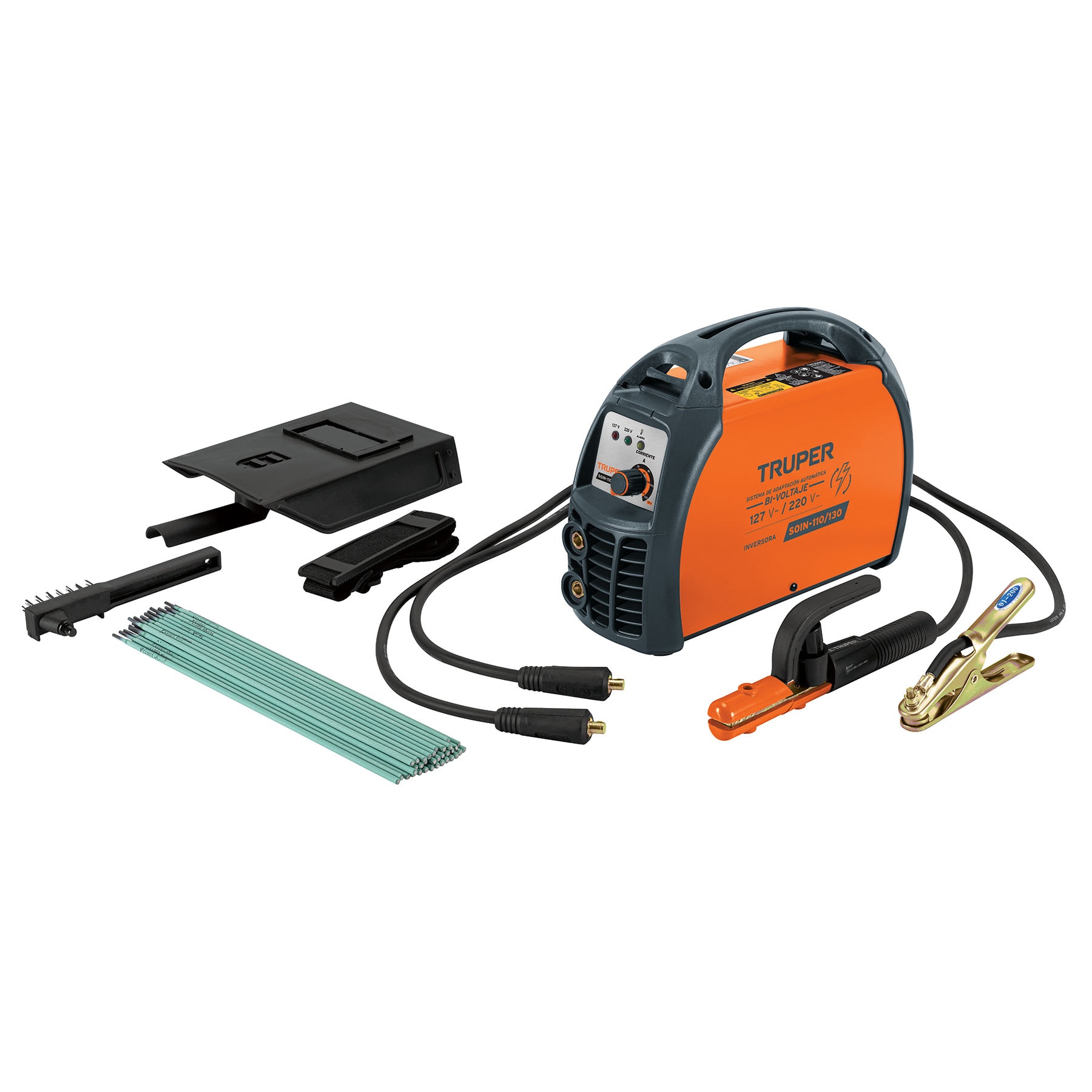 Imagen de SOLDADORA INVERSORA DE 130 AMP BI-VOLTAJE DE 127/220 VOLTS TRUPER