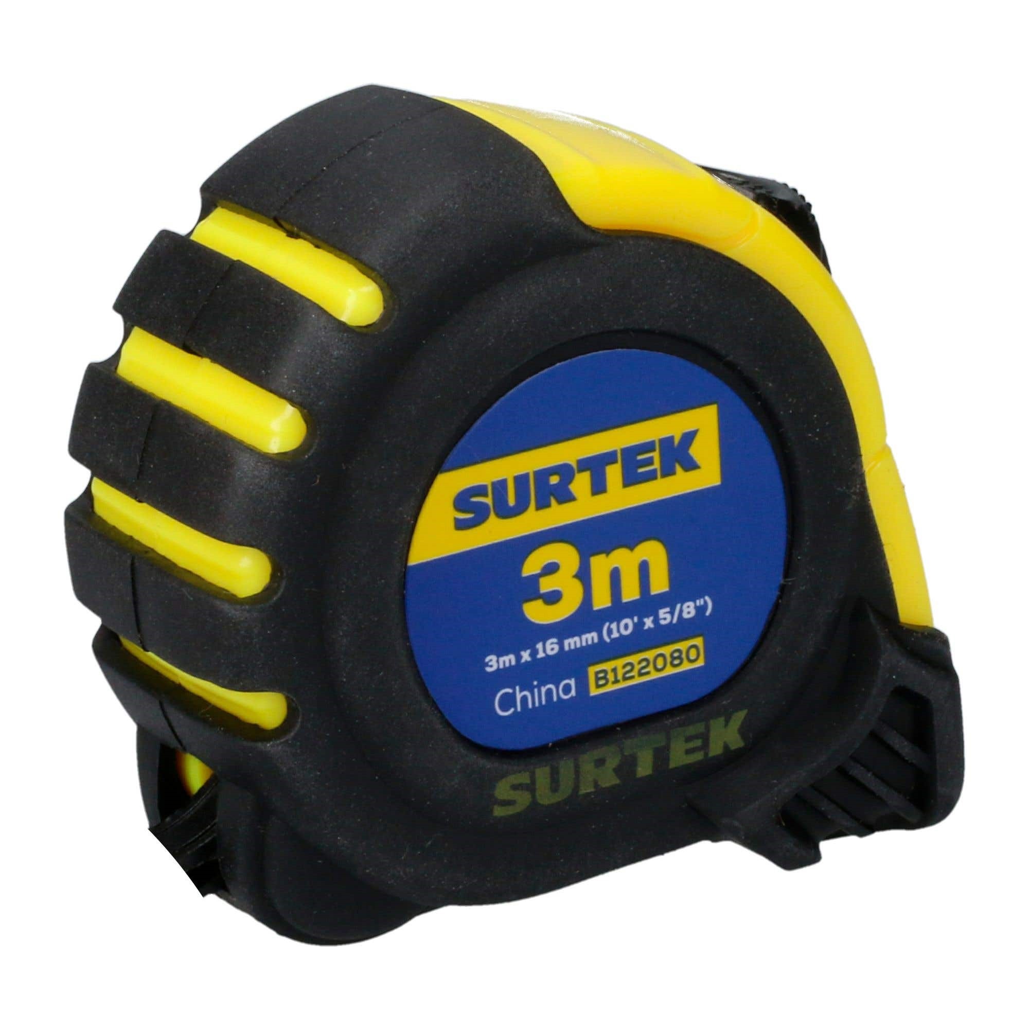 Imagen de CINTA DE MEDIR CON CARCASA ANTI-IMPACTO 3 MTS X 5/8" SURTEK