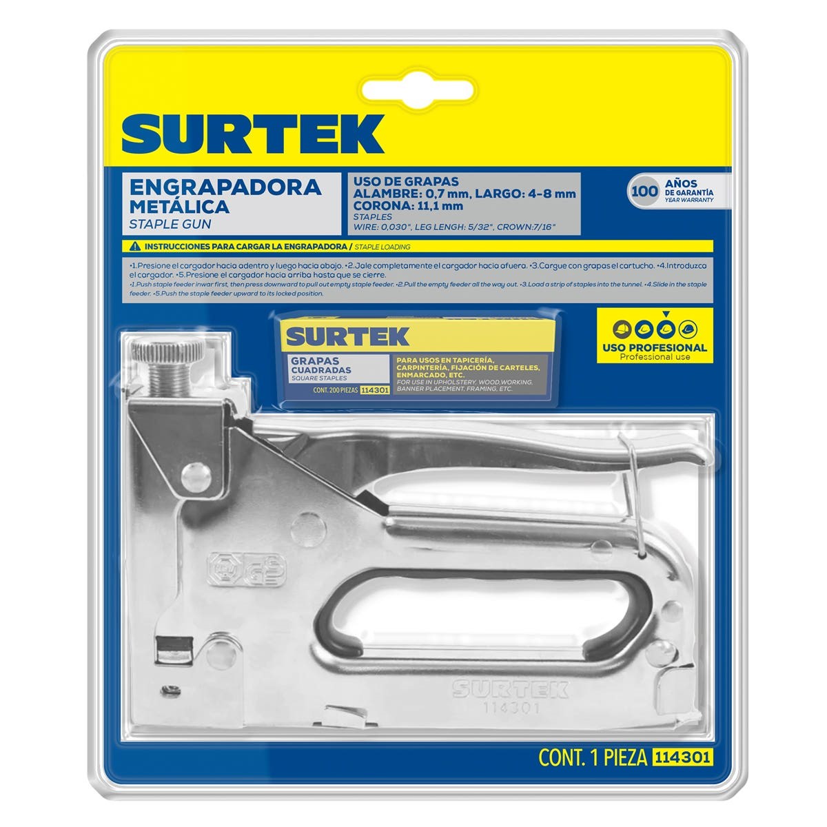 Imagen de ENGRAPADORA MANUAL TIPO PISTOLA 4-14MM