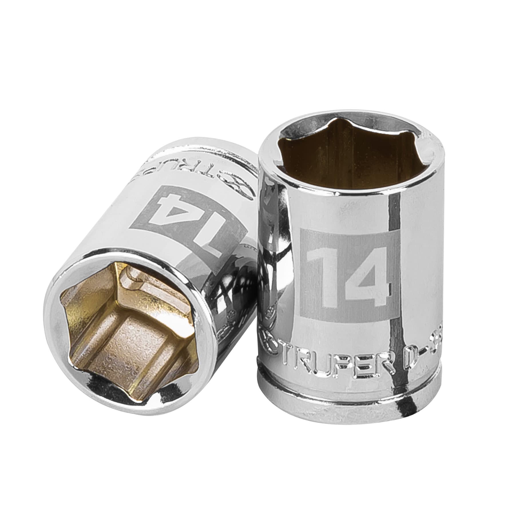 Imagen de DADO DE 14 MILIMETROS CON 6 PUNTAS Y CUADRO DE 3/8" TRUPER