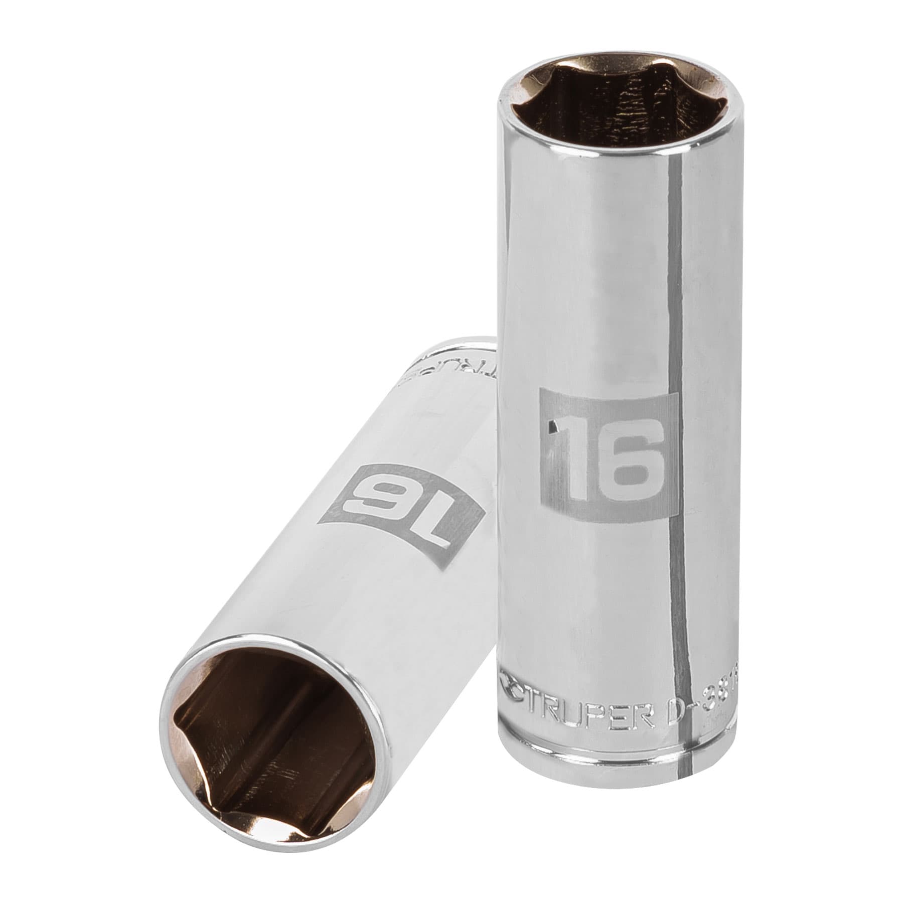 Imagen de DADO LARGO DE 16 MILIMETROS CON 6 PUNTAS Y CUADRO DE 3/8" TRUPER