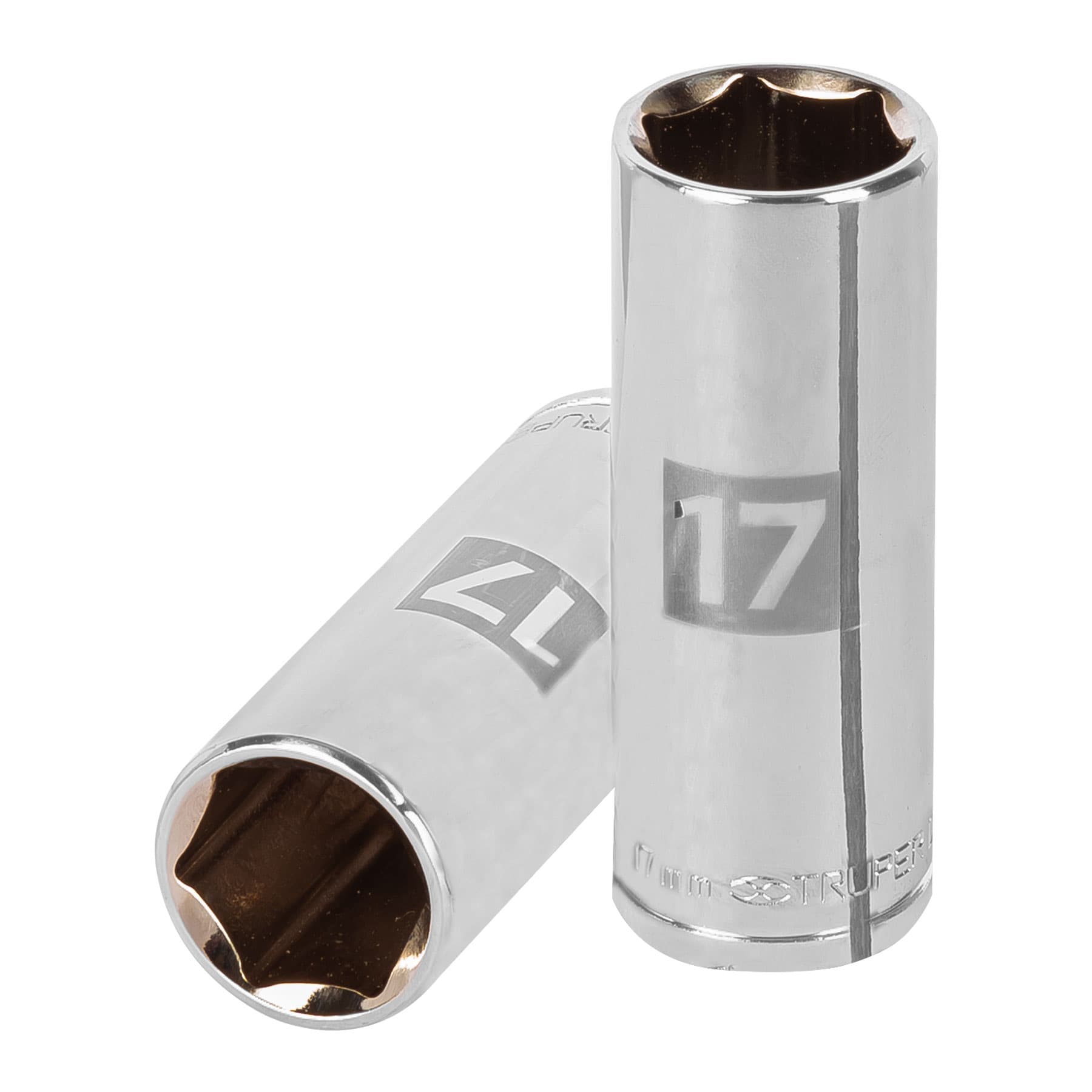 Imagen de DADO LARGO DE 17 MILIMETROS CON 6 PUNTAS Y CUADRO DE 3/8" TRUPER