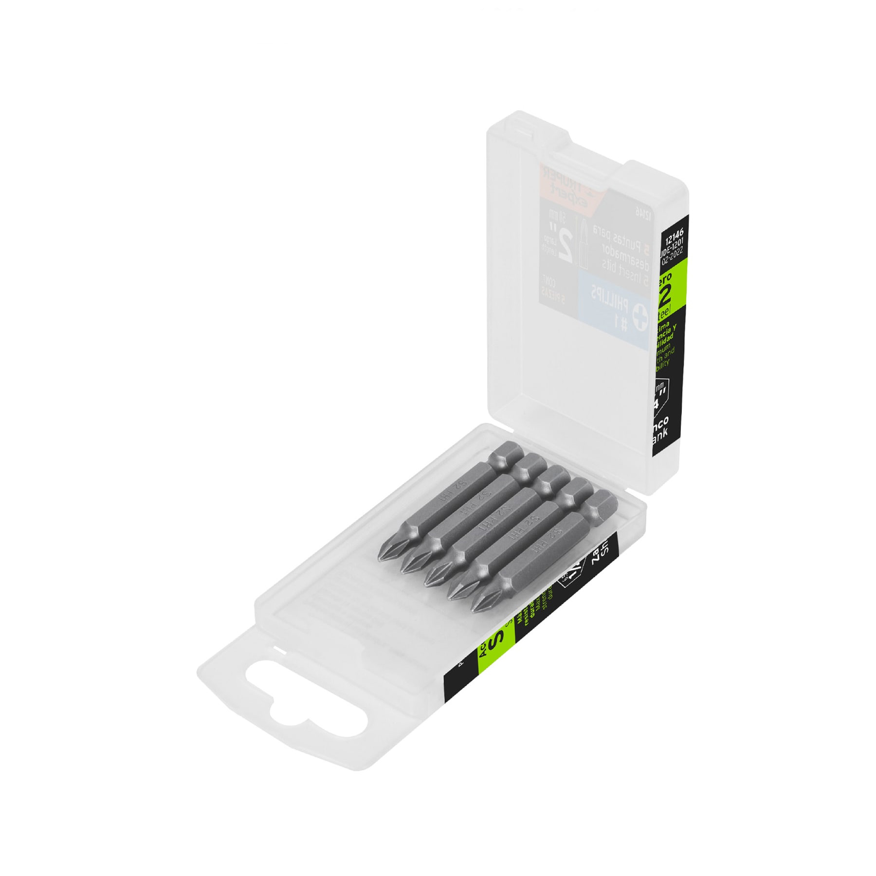 Imagen de ESTUCHE CON 5 PUNTAS DE CRUZ PH1 CON LARGO DE 2" EXPERT TRUPER
