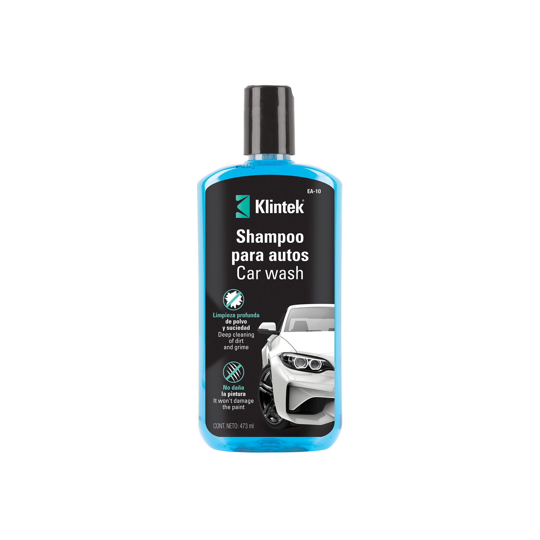Imagen de SHAMPOO PARA AUTO DE 473 MILILITROS KLINTEK