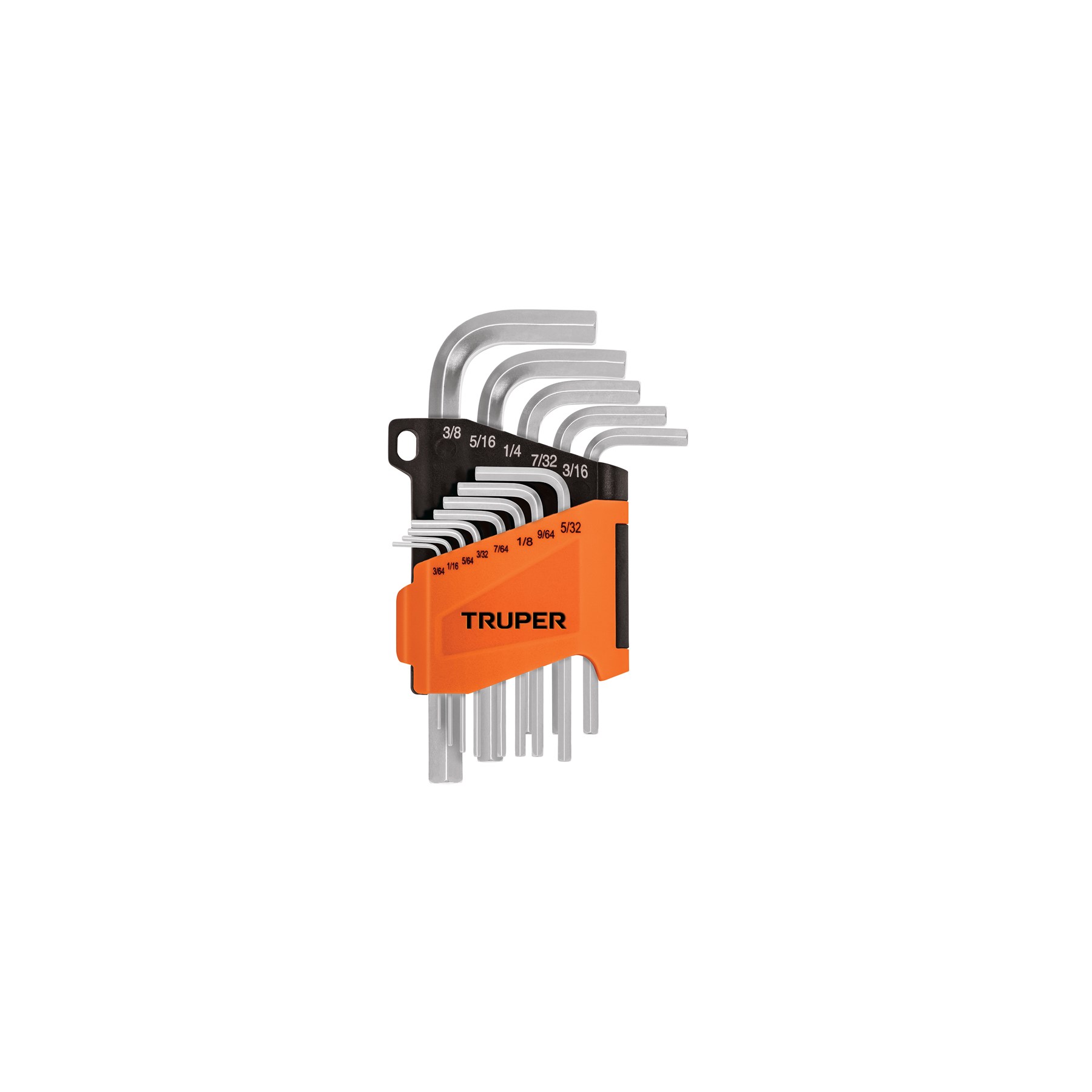 Imagen de JUEGO DE 13 LLAVES ALLEN ESTANDAR CON PUNTA HEXAGONAL Y ORGANIZADOR TRUPER