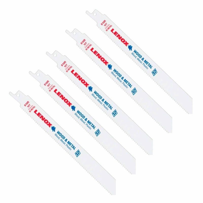 Imagen de SEGUETA SABLE BIMETALICA 810R 8" X 3/4" CON 5 PZA LENOX