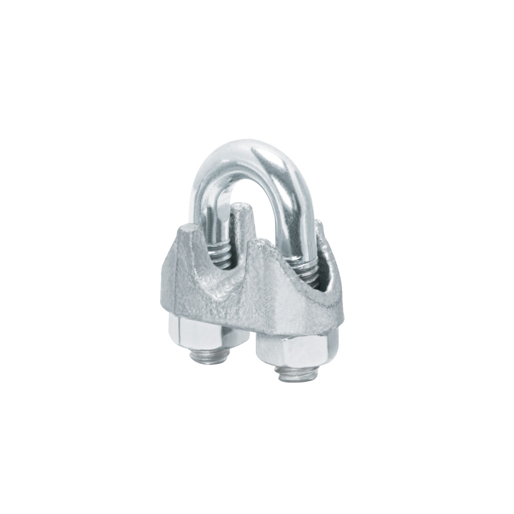 Imagen de BLISTER CON 2 NUDOS (PERROS) DE HIERRO PARA CABLE DE 5/16" FIERO