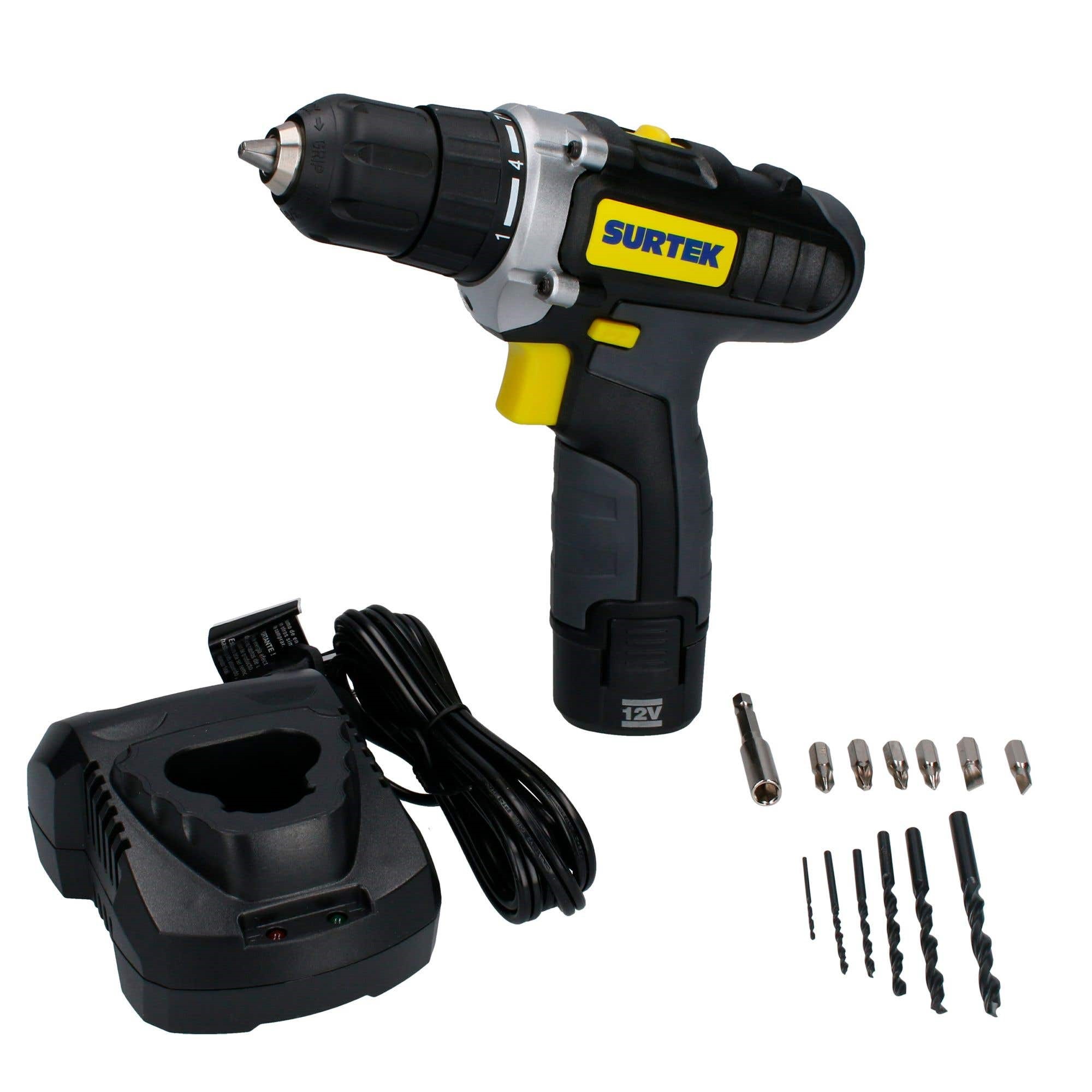 Imagen de TALADRO LI-ION 3/8" 12 V SURTEK