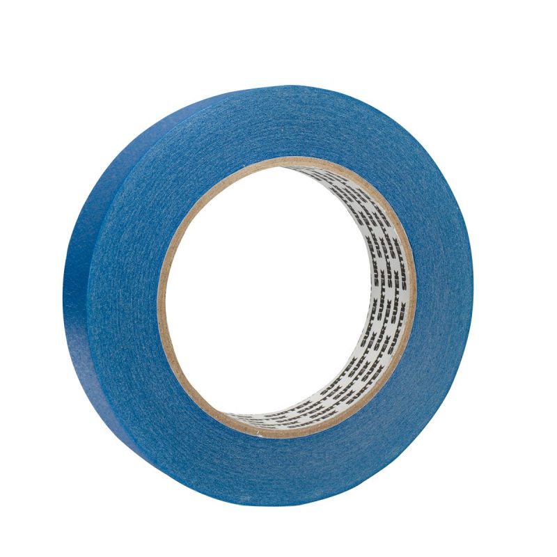 Imagen de CINTA MASKING TAPE PARA ENMASCARAR 24 MM X 50 MTS COLOR AZUL SURTEK
