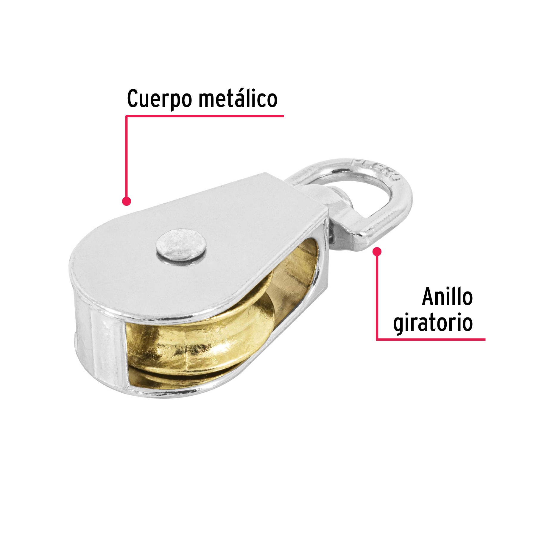 Imagen de GARRUCHA METALICA PARA NORIA DE 1" FIERO