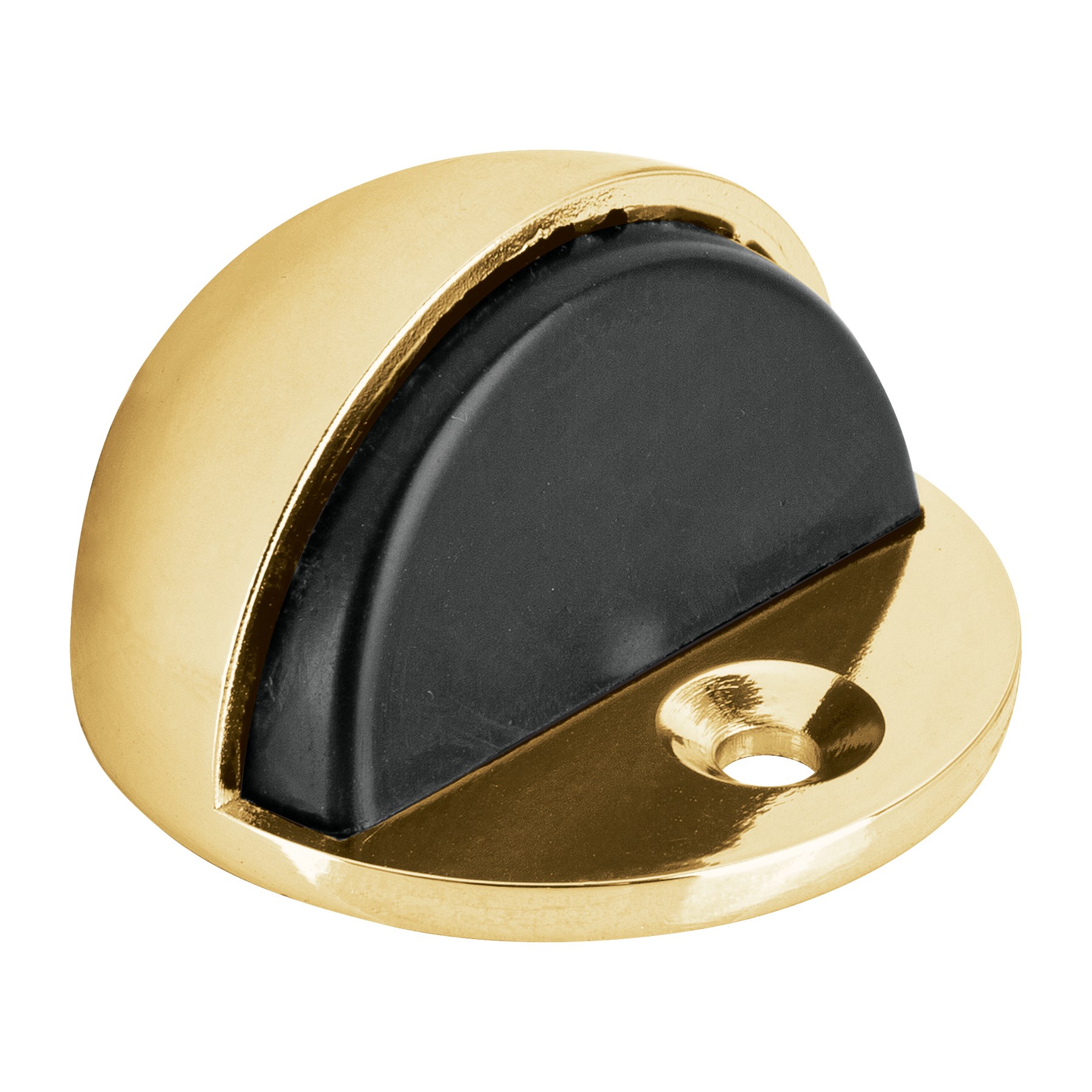 Imagen de TOPE TIPO DOMO PARA PUERTA ACABADO EN LATON HERMEX