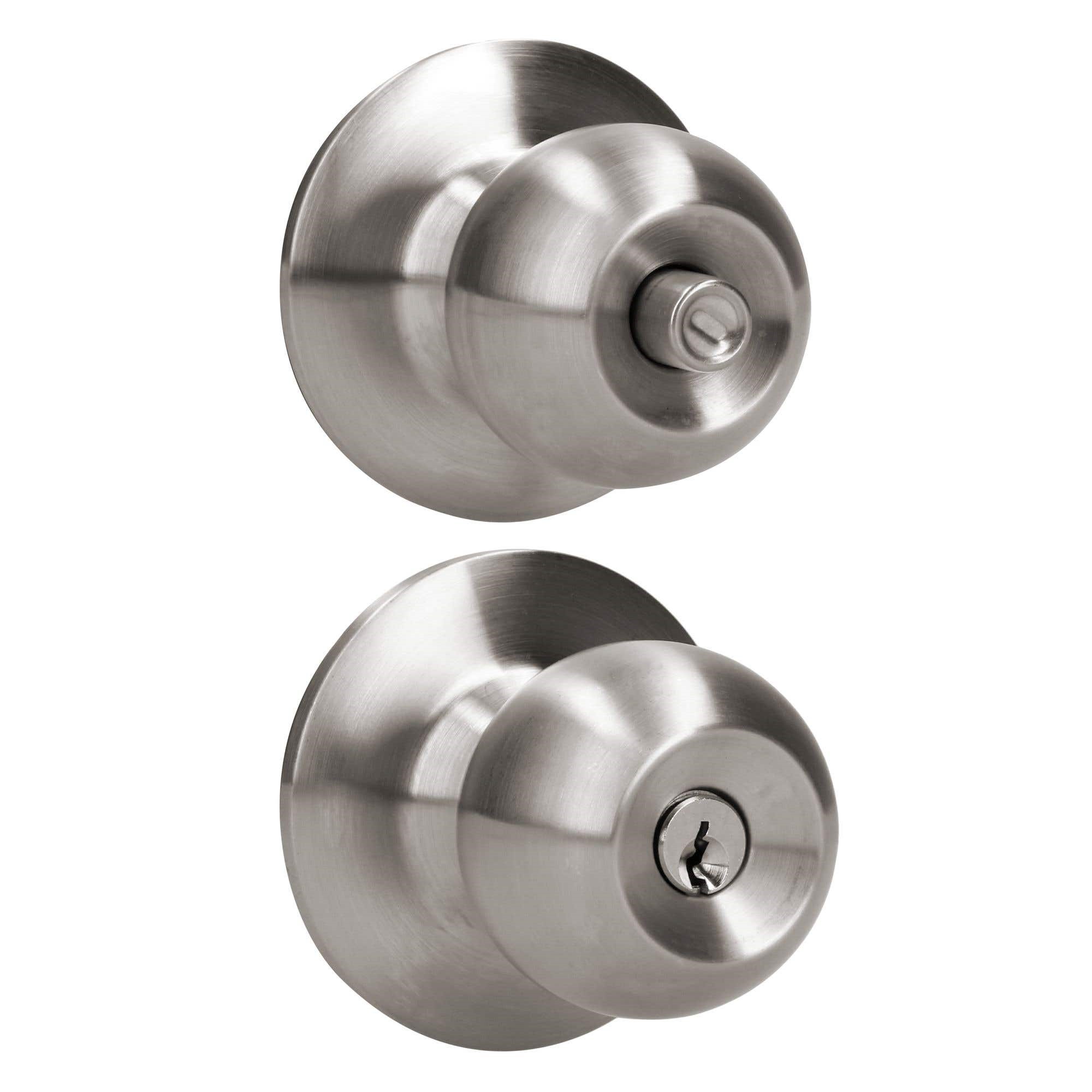 Imagen de CHAPA PERILLA RECAMARA ACERO INOXIDABLE LLAVE ESTANDAR BLISTER PROLOCK