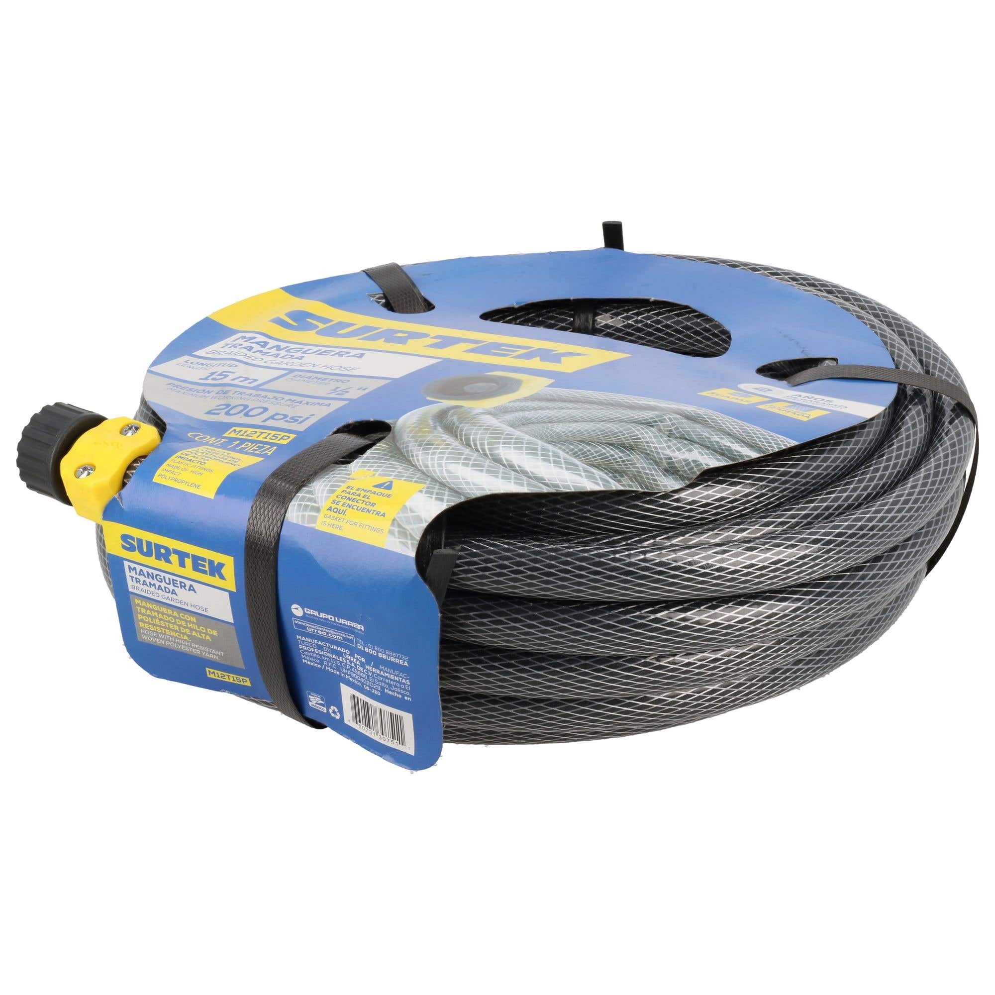 Imagen de MANGUERA TRAMADA GRIS DE 1/2" X 15MTS