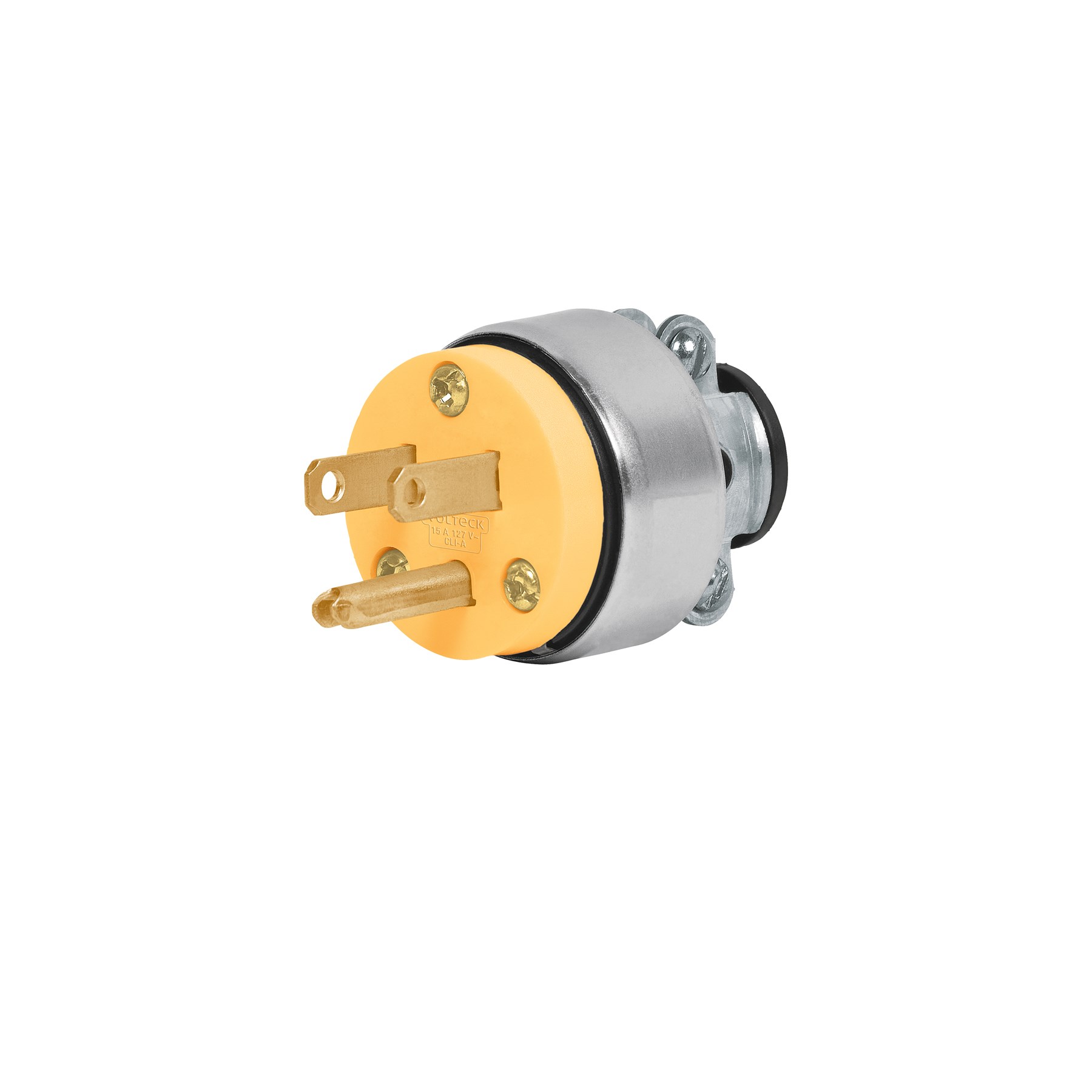 Imagen de CLAVIJA INDUSTRIAL BLINDADA ATERRIZADA DE 2 POLOS + TIERRA VOLTECK