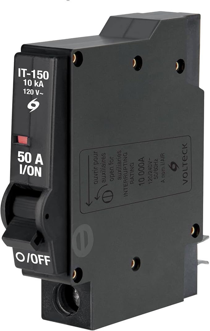 Imagen de INTERRUPTOR DE 1 POLO DE 50 AMP ENCHUFABLE VOLTECK