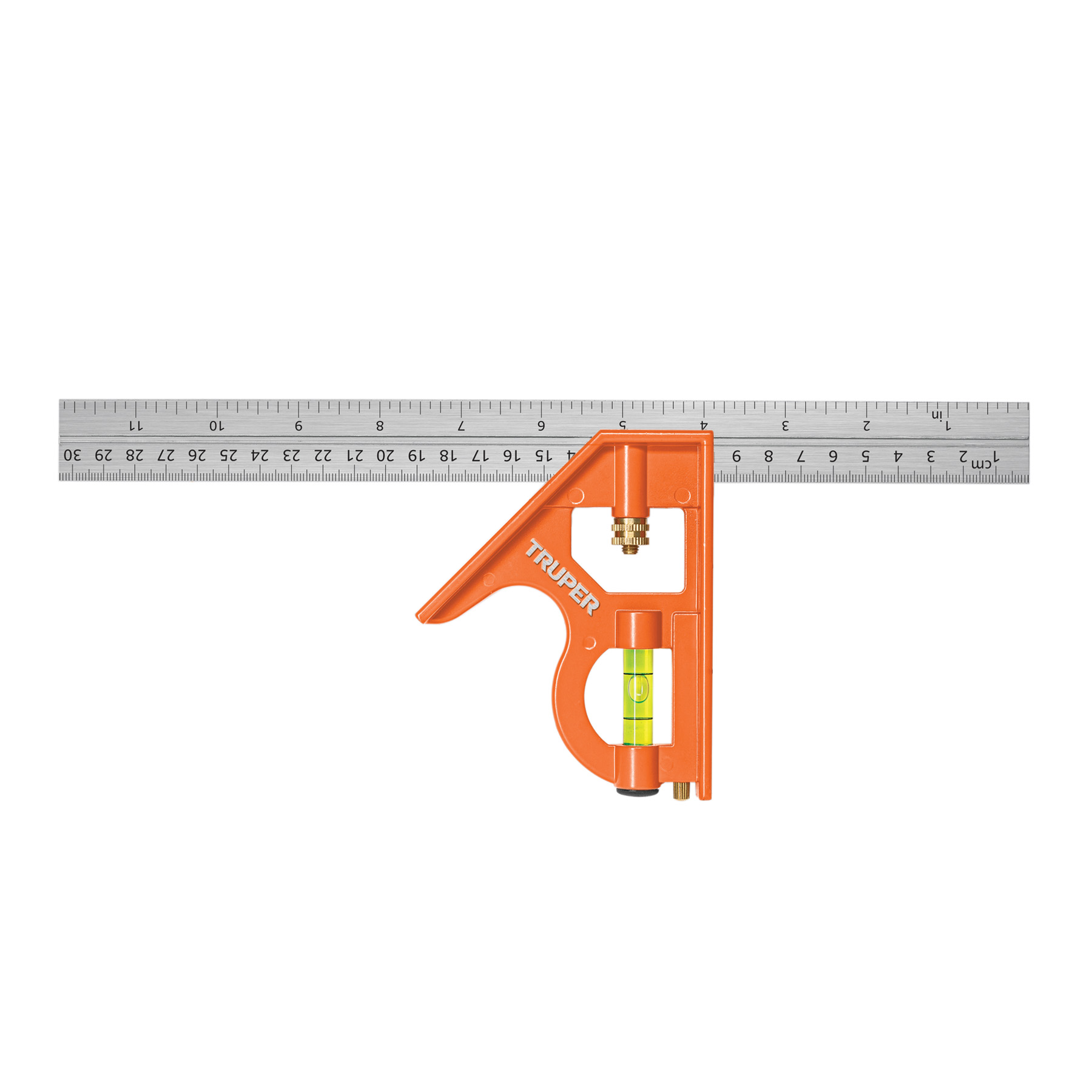 Imagen de ESCUADRA DE 12" DE COMBINACION CON PUNZON PARA MARCAR TRUPER
