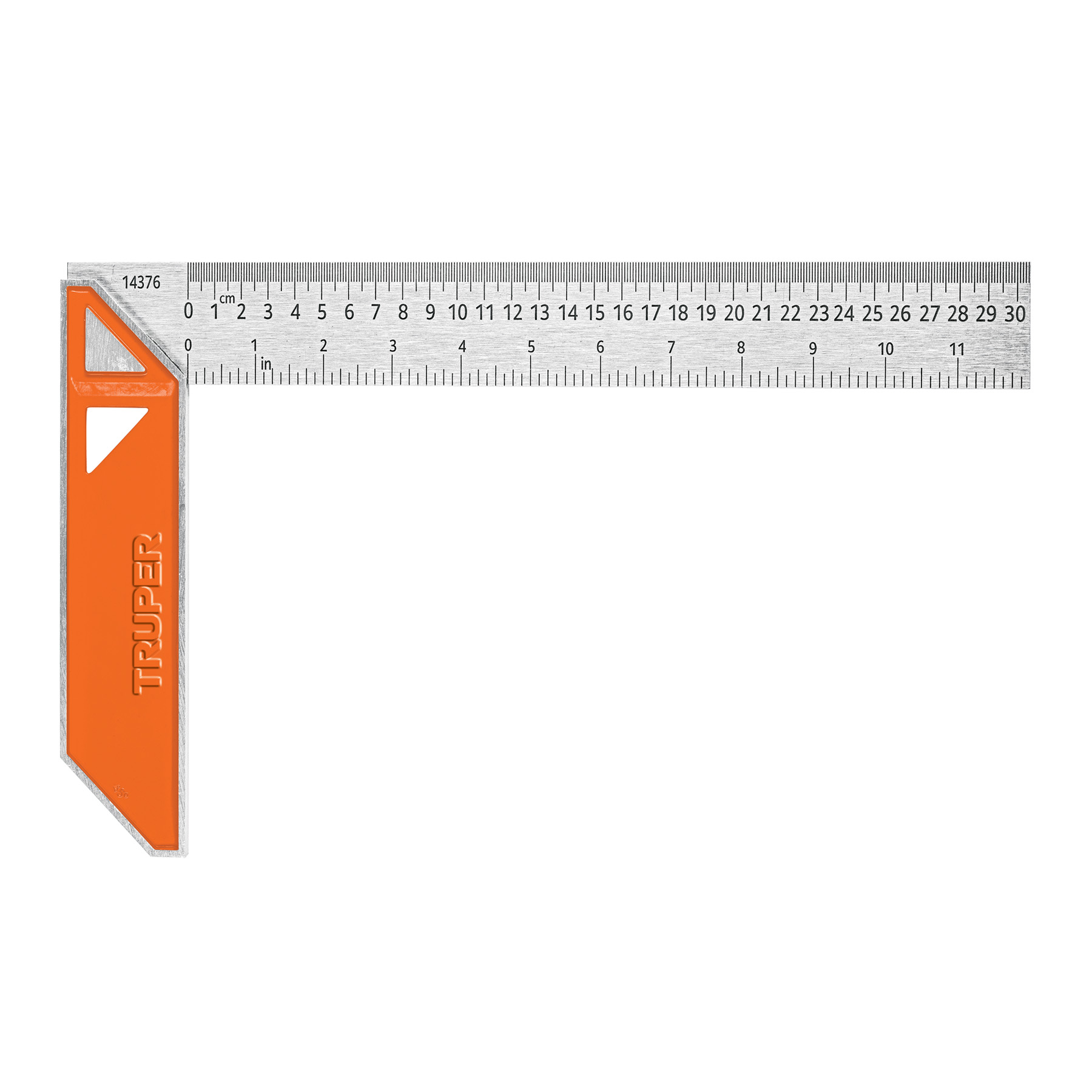 Imagen de ESCUADRA DE 12" PARA CARPINTERO CON MANGO 100 % DE ALUMINIO TRUPER