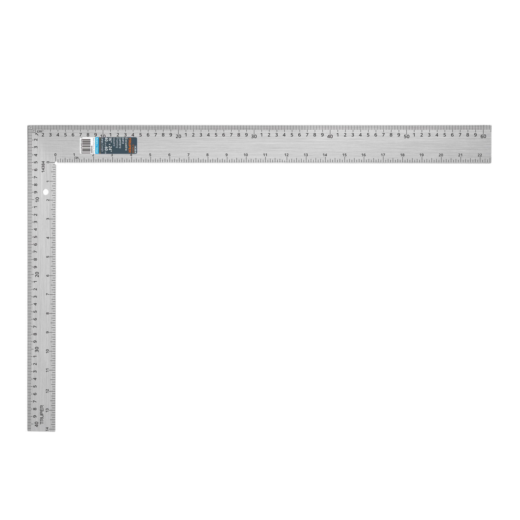 Imagen de ESCUADRA DE 16" X 24" DE ACERO PARA CANTERO TRUPER