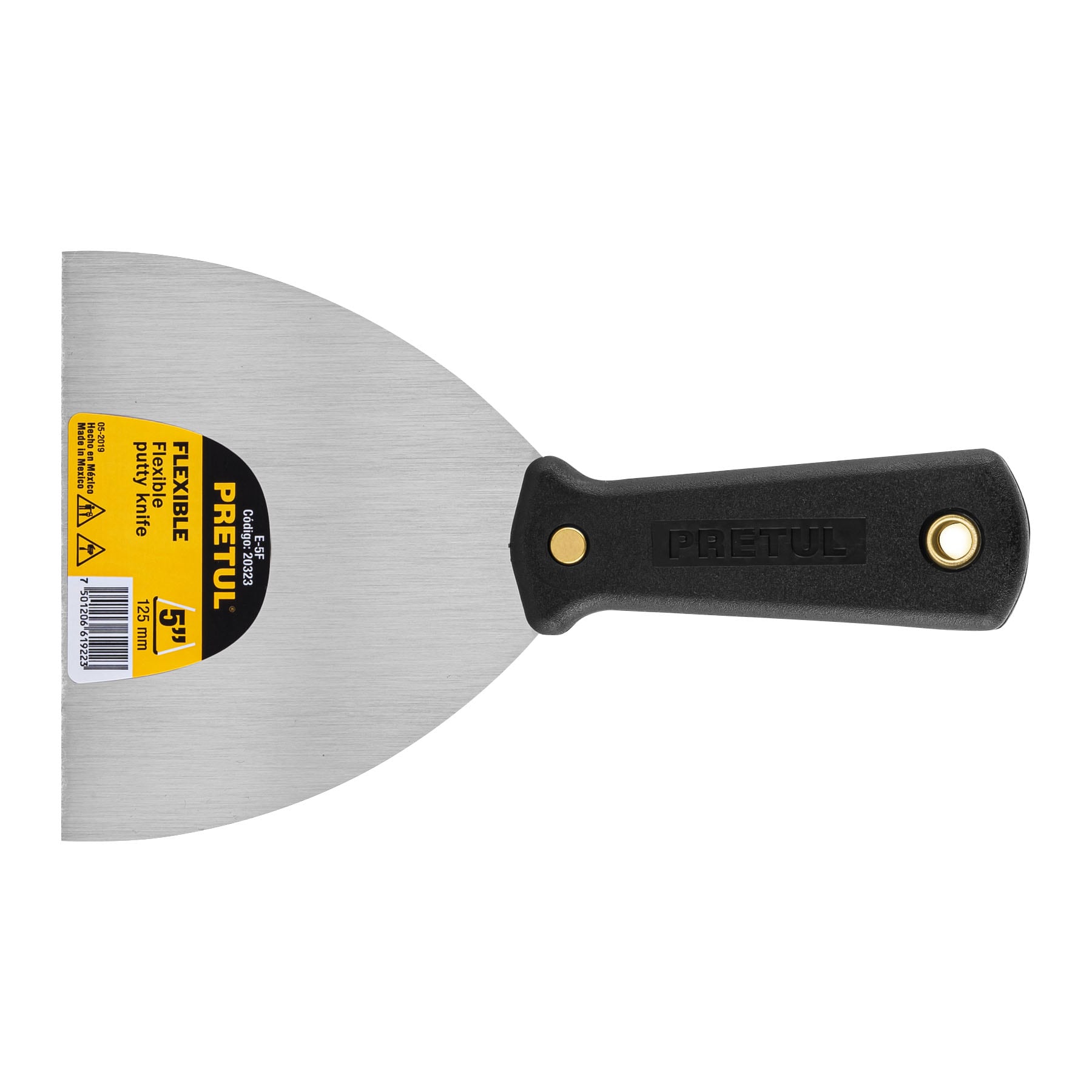 Imagen de ESPATULA FLEXIBLE DE 5" CON MANGO DE PLASTICO PRETUL