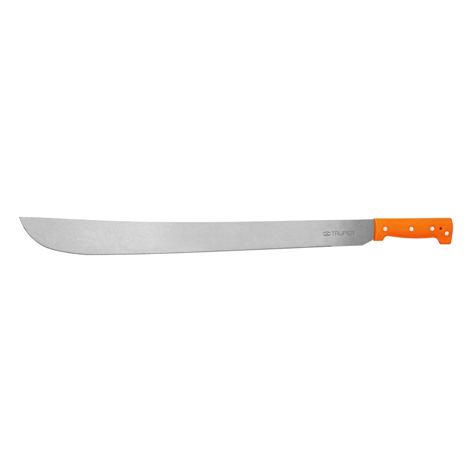 Imagen de MACHETE ESTANDAR DE 24" CON CACHA NARANJA REMACHADA TRUPER