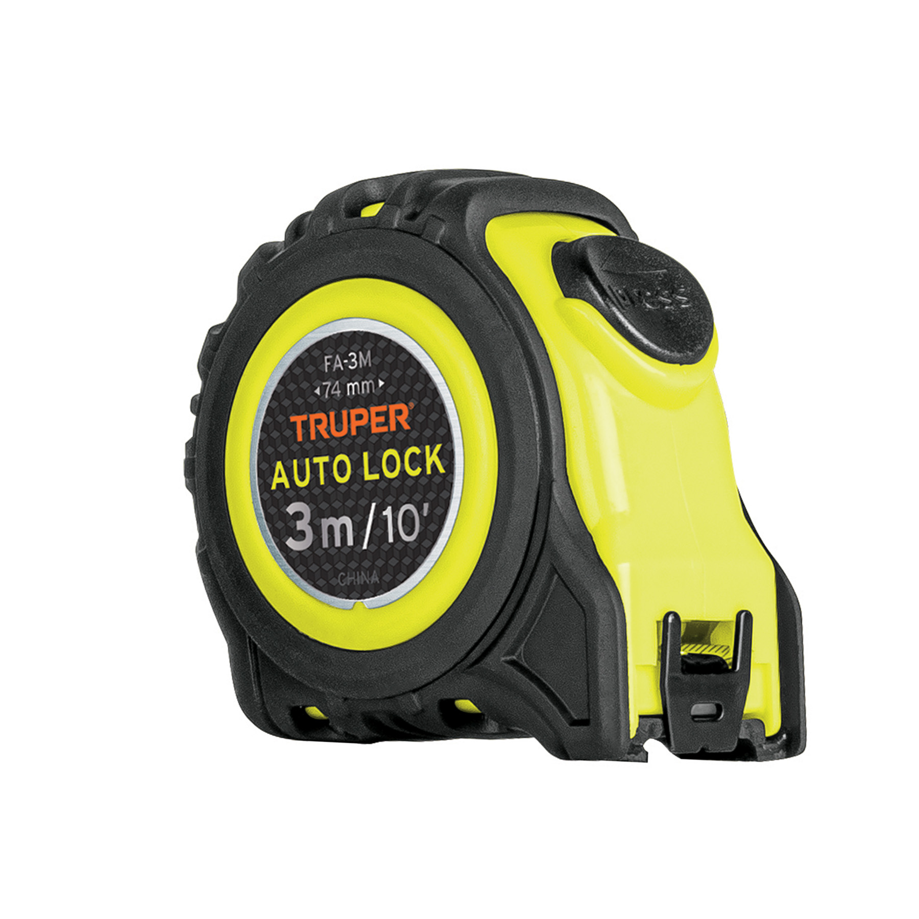 Imagen de FLEXOMETRO AUTO-LOCK CONTRA IMPACTOS 3 M CINTA 16 MM  TRUPER