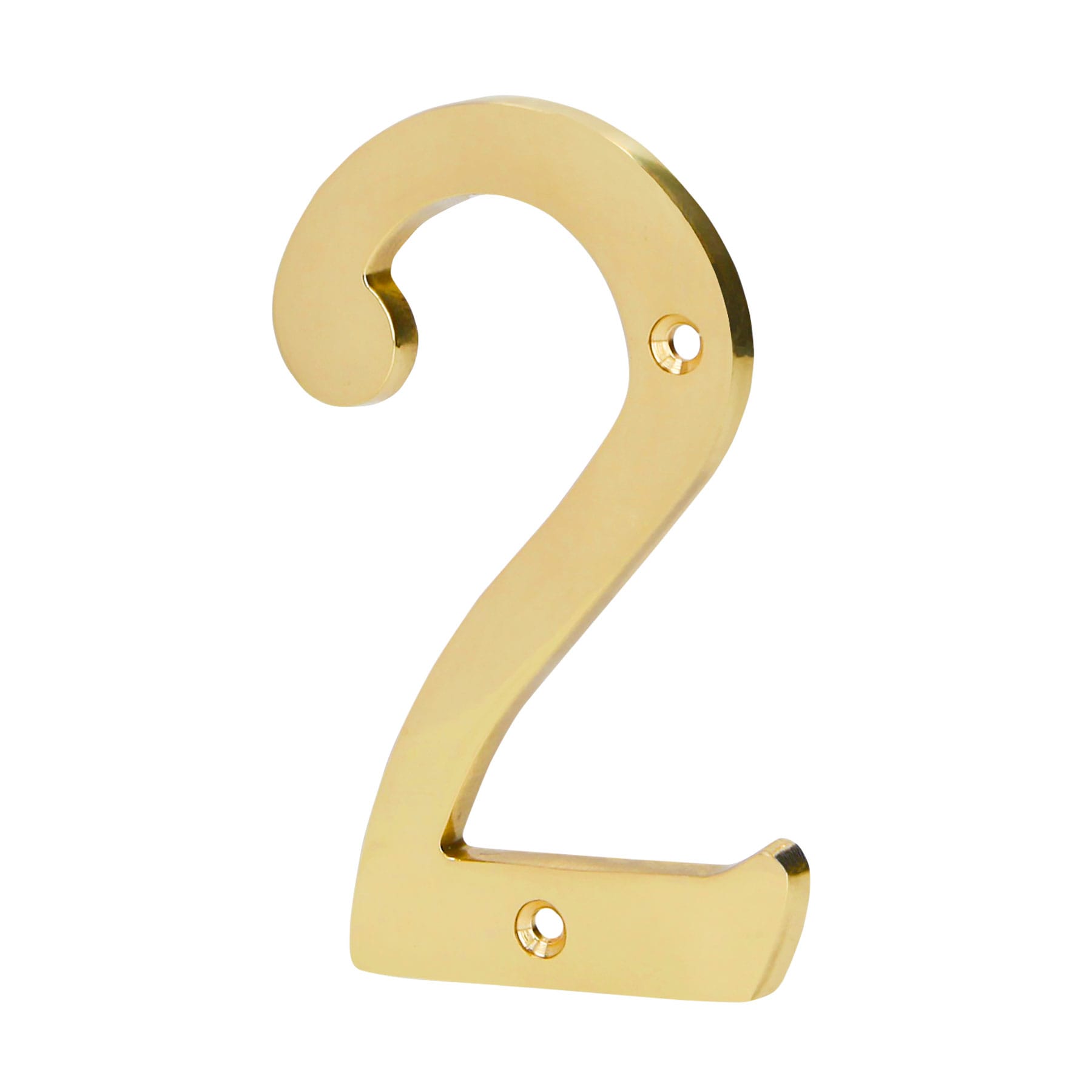 Imagen de NUMERO 2 DE LATON SOLIDO DE 4" HERMEX